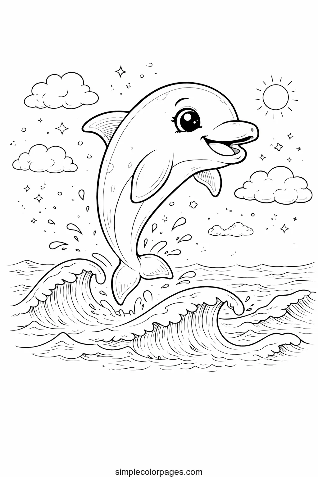 Ocean Animal Coloring Pages | Free Printable Sea Animals