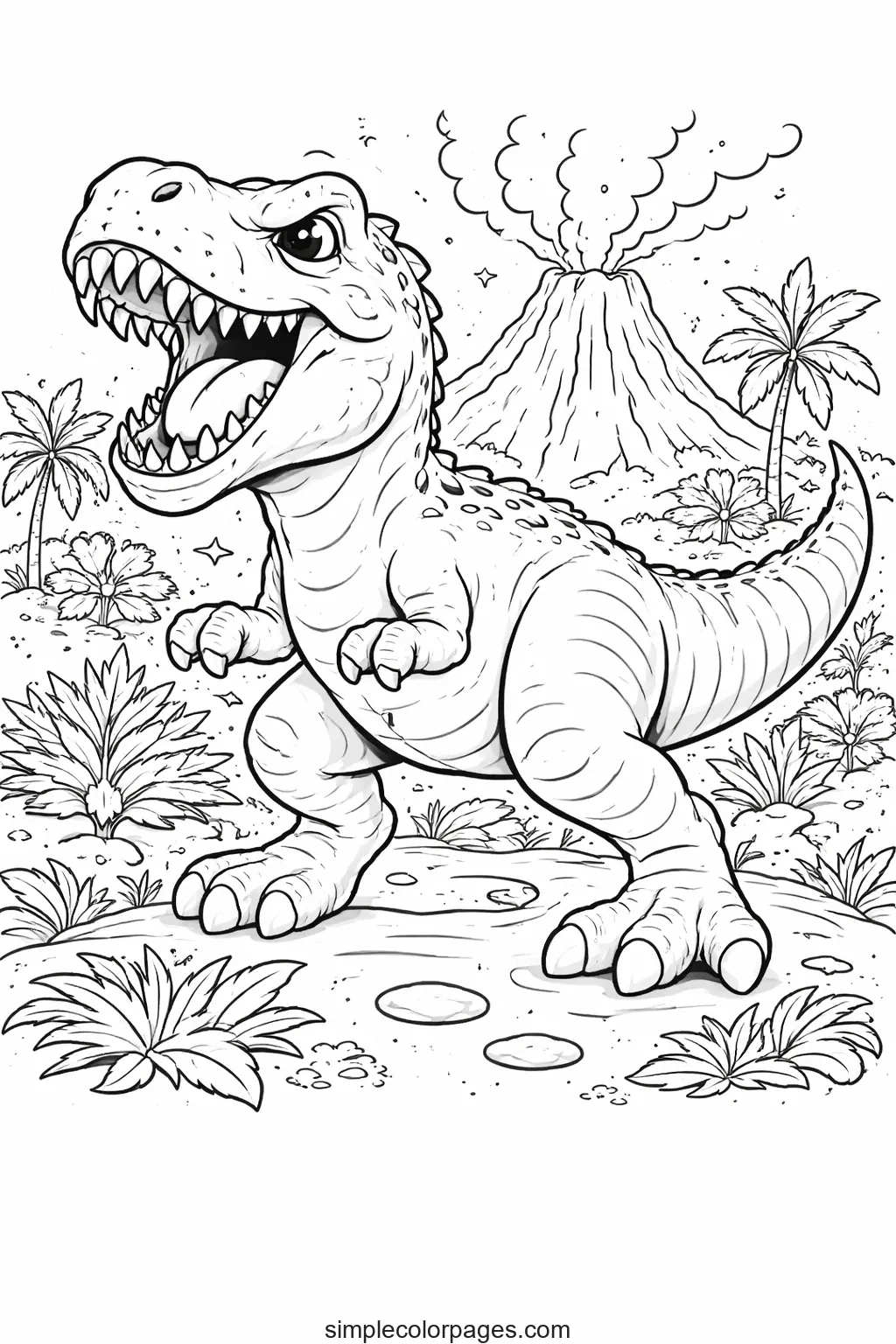 Dinosaur Coloring Pages