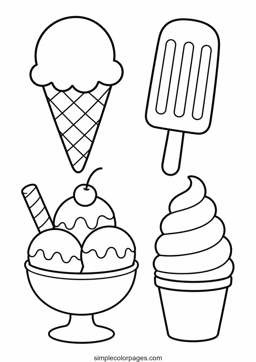 Food Coloring Pages