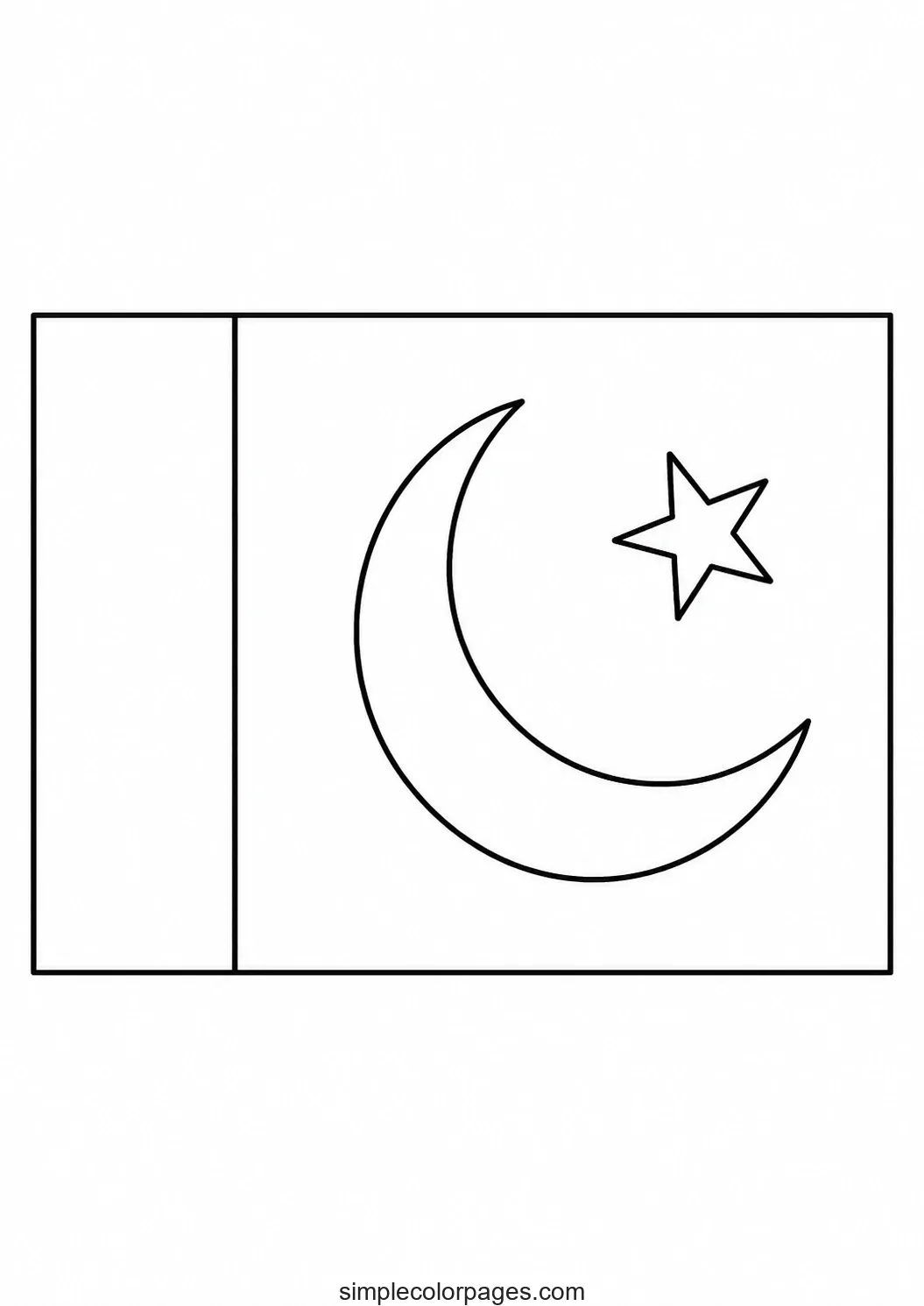 Asian Flags Coloring Pages | Printable Country Flags