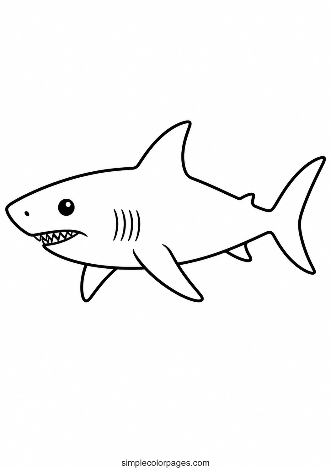Shark Coloring Pages