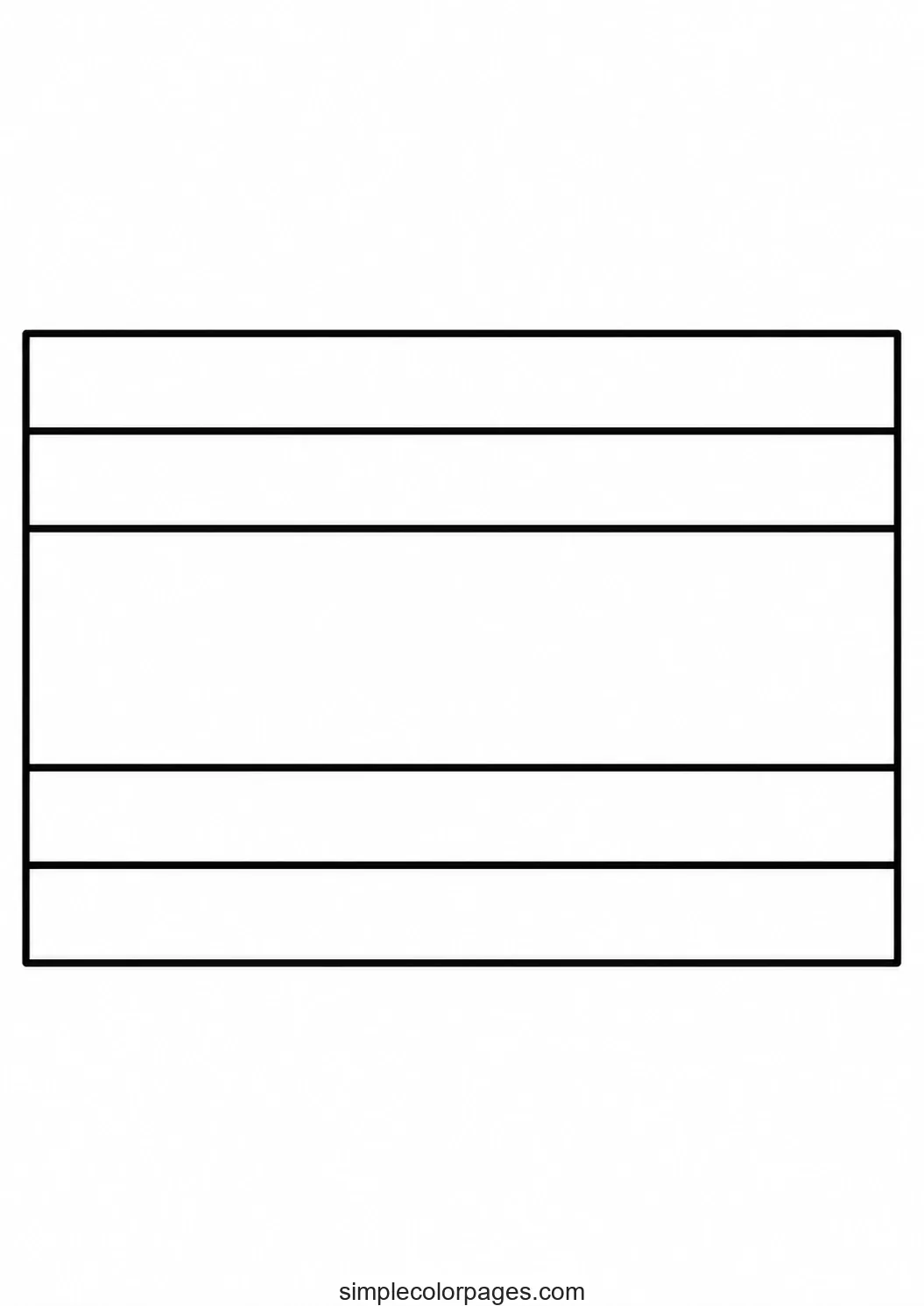 Asian Flags Coloring Pages | Printable Country Flags