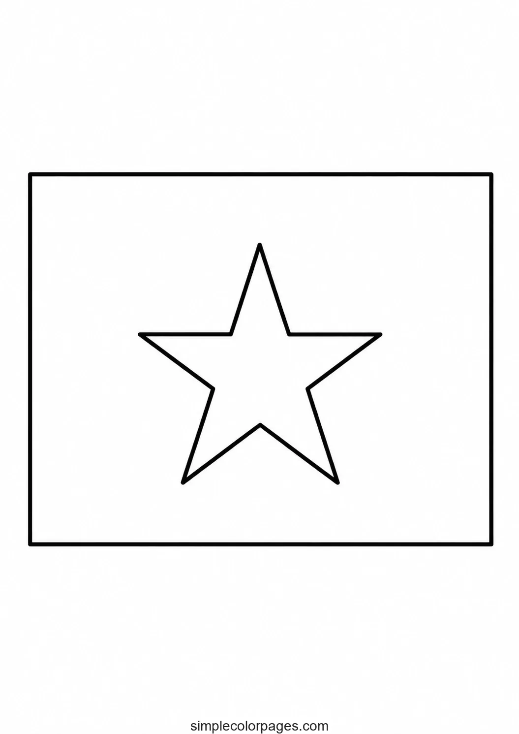 Asian Flags Coloring Pages | Printable Country Flags